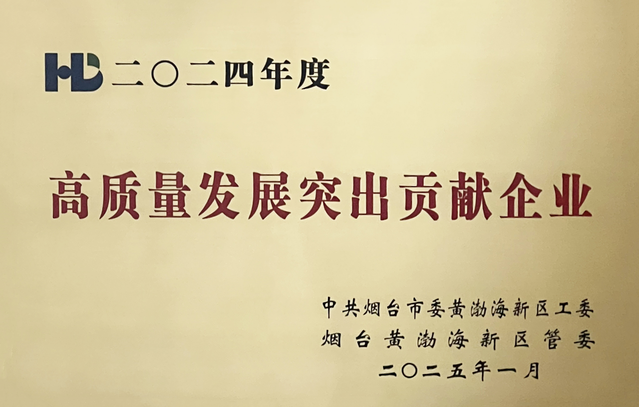 2024年度高質(zhì)量發(fā)展突出貢獻企業(yè)